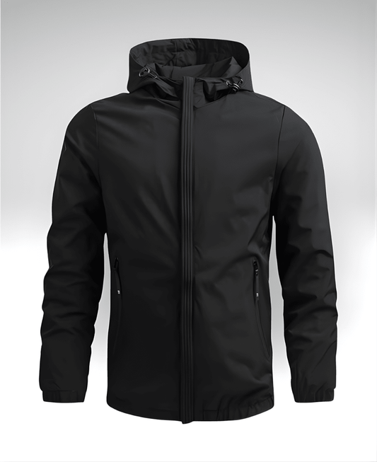 Valeria Montes Chaqueta S / Negro ZAYDEN™║Chaqueta Exterior Impermeable