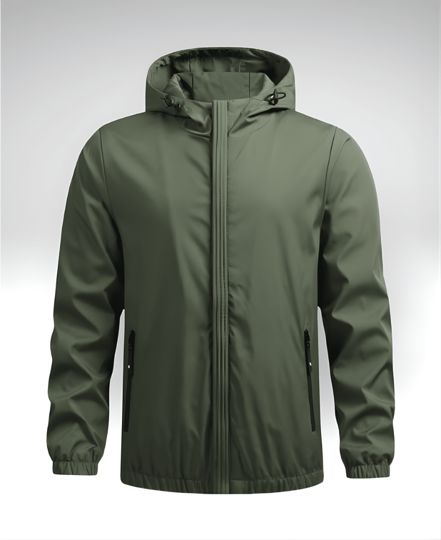 Valeria Montes Chaqueta S / Verde ZAYDEN™║Chaqueta Exterior Impermeable