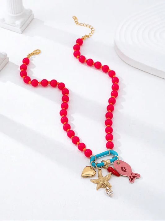 Valeria Montes Conjunto de 3 Collares de Verano con Cuentas