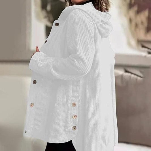 Valeria Montes Isabelle ⏐Sudadera casual de terciopelo para otoño
