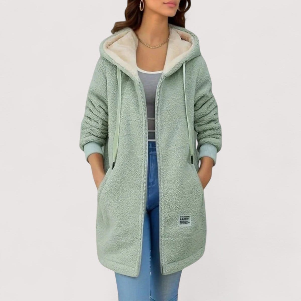 Valeria Montes jacken Verde / M Sandra | Abrigo polar