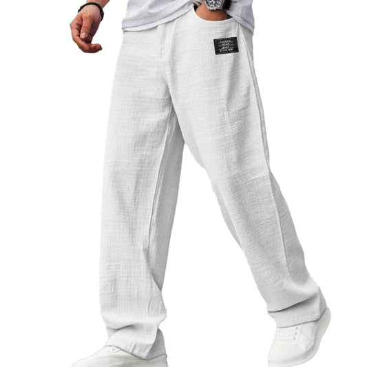 Valeria Montes Kläder & Tillbehör S / Blanco Mateo™ | Pantalones de hombre transpirables de corte recto