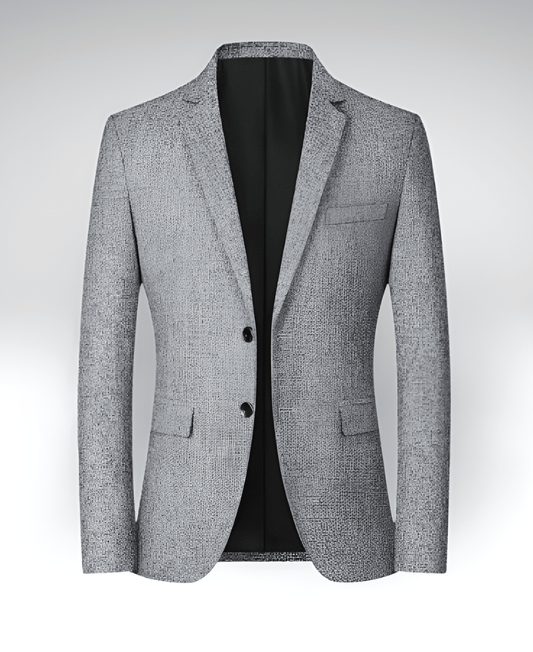 Valeria Montes Men's Blazers Gris / M LYON™║Blazer masculino