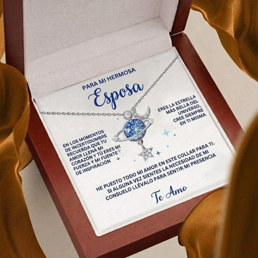 Valeria Montes Necklaces A mi esposa – Collar de estrellas especiales