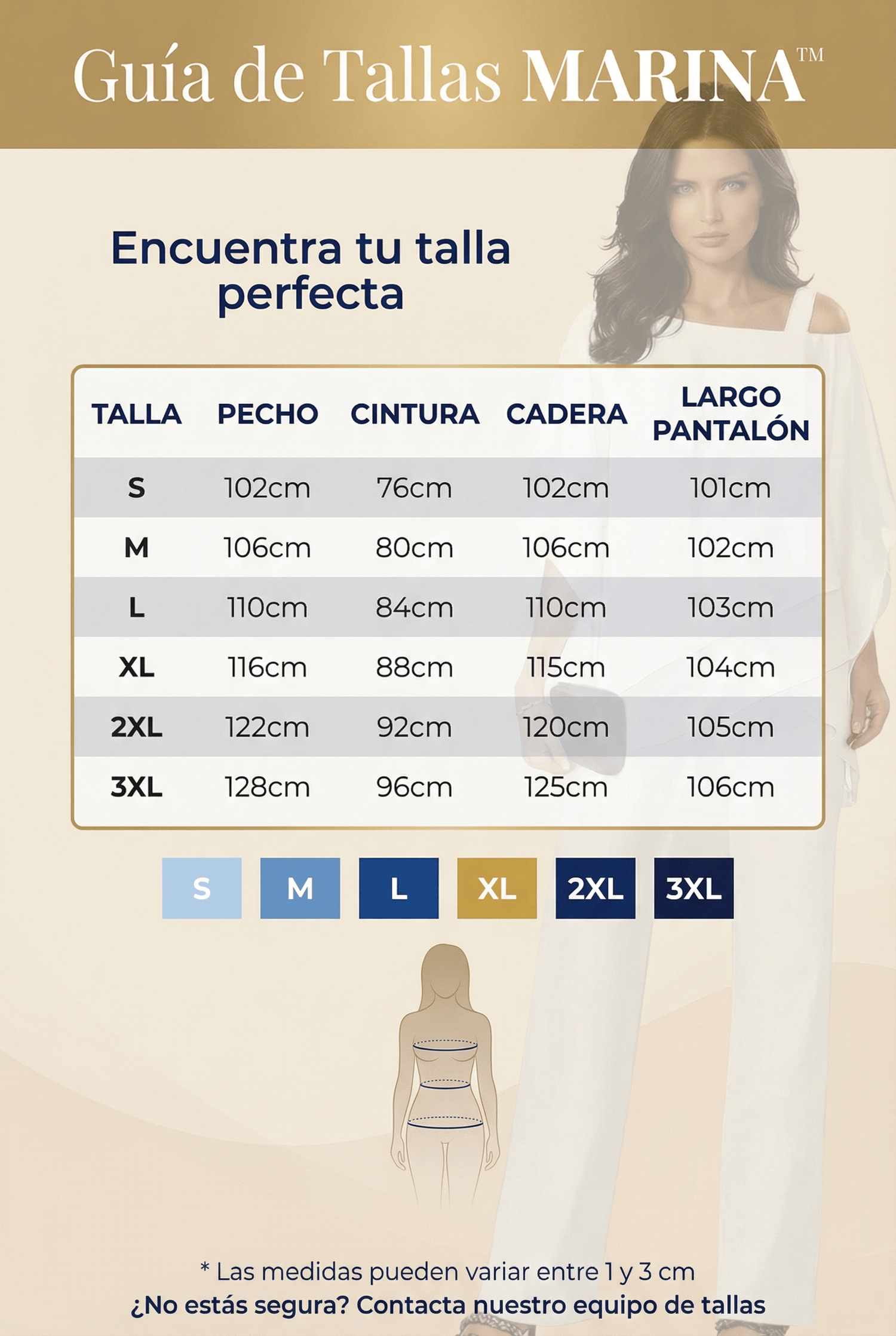 Guía de tallas