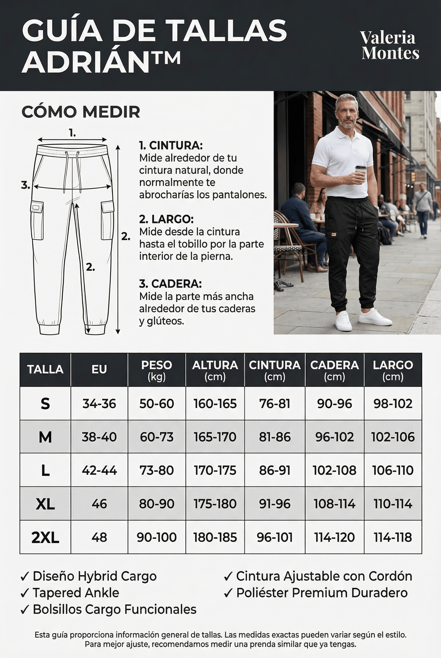 Guía de tallas