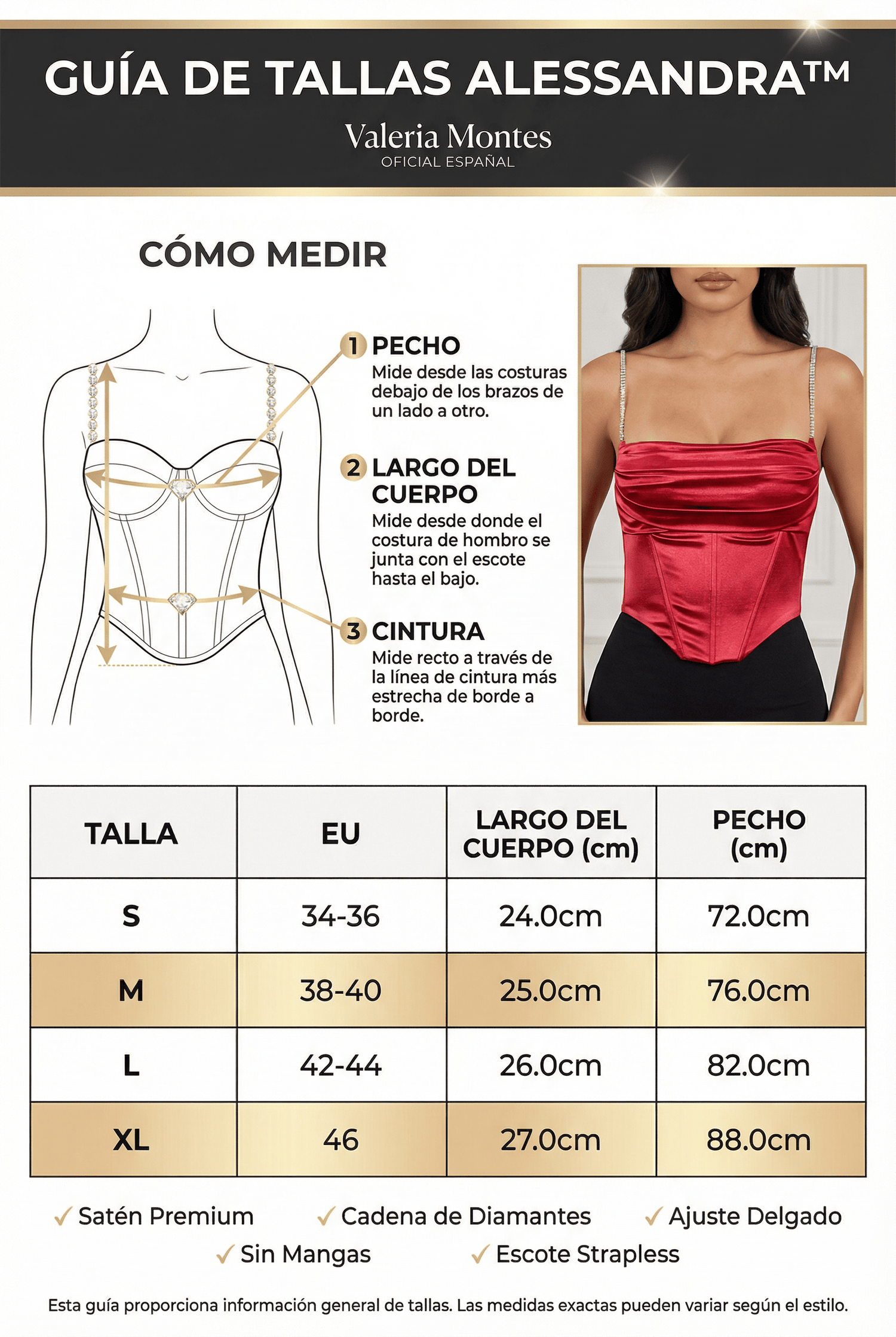 Guía de tallas