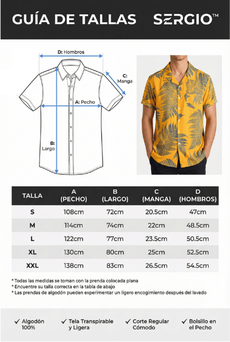 Guía de tallas