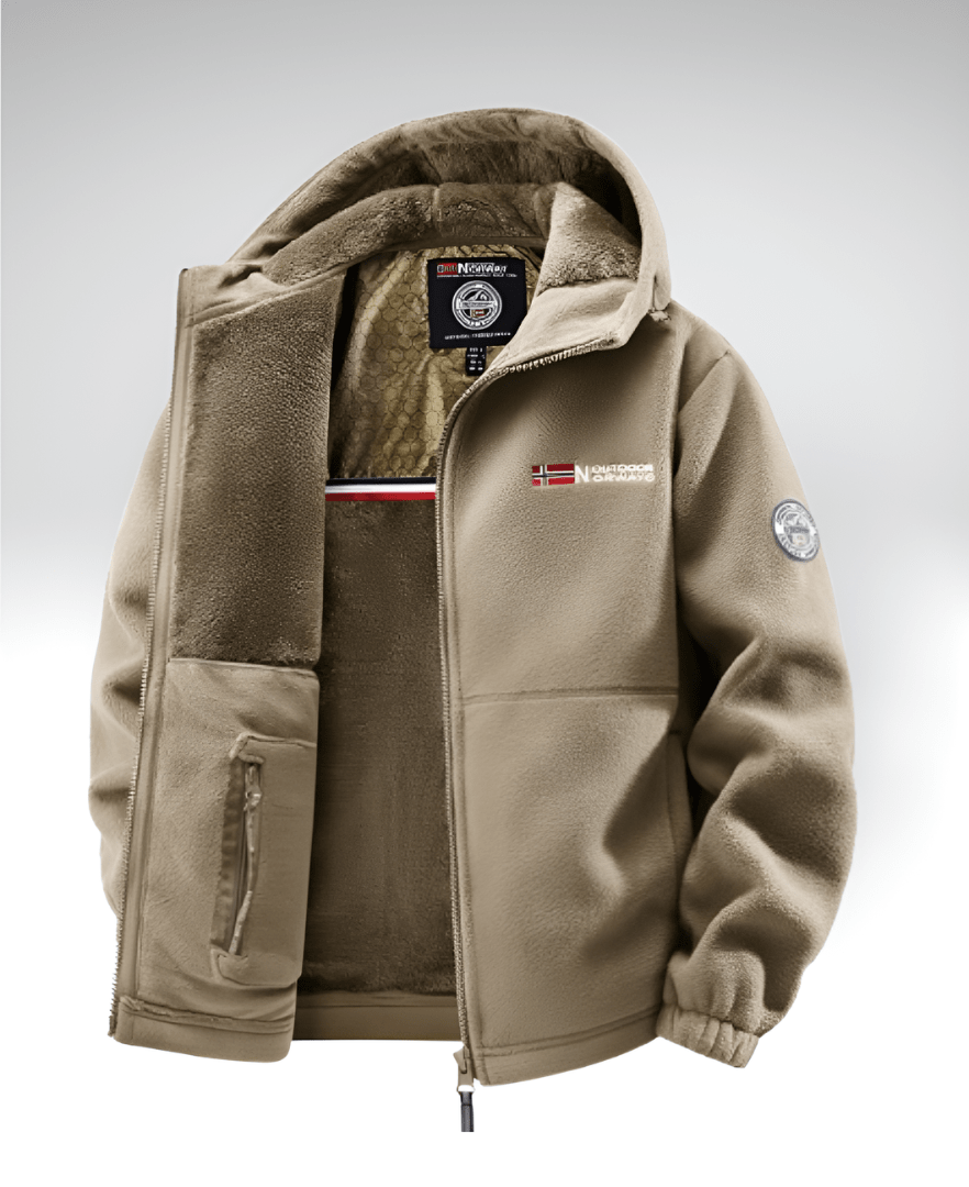 Valeria Montes #2451 Nathaniel XS / Beige ELVIN™║Chaqueta de invierno cálida