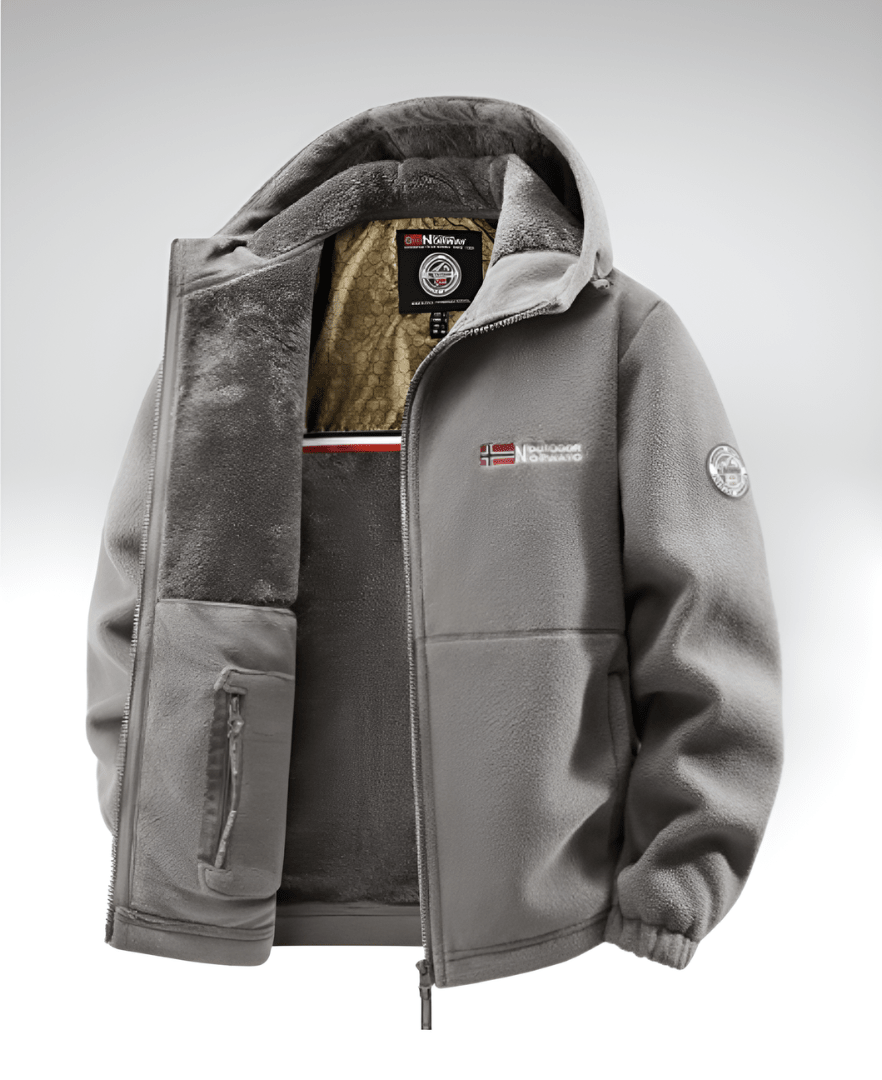 Valeria Montes #2451 Nathaniel XS / Gris ELVIN™║Chaqueta de invierno cálida
