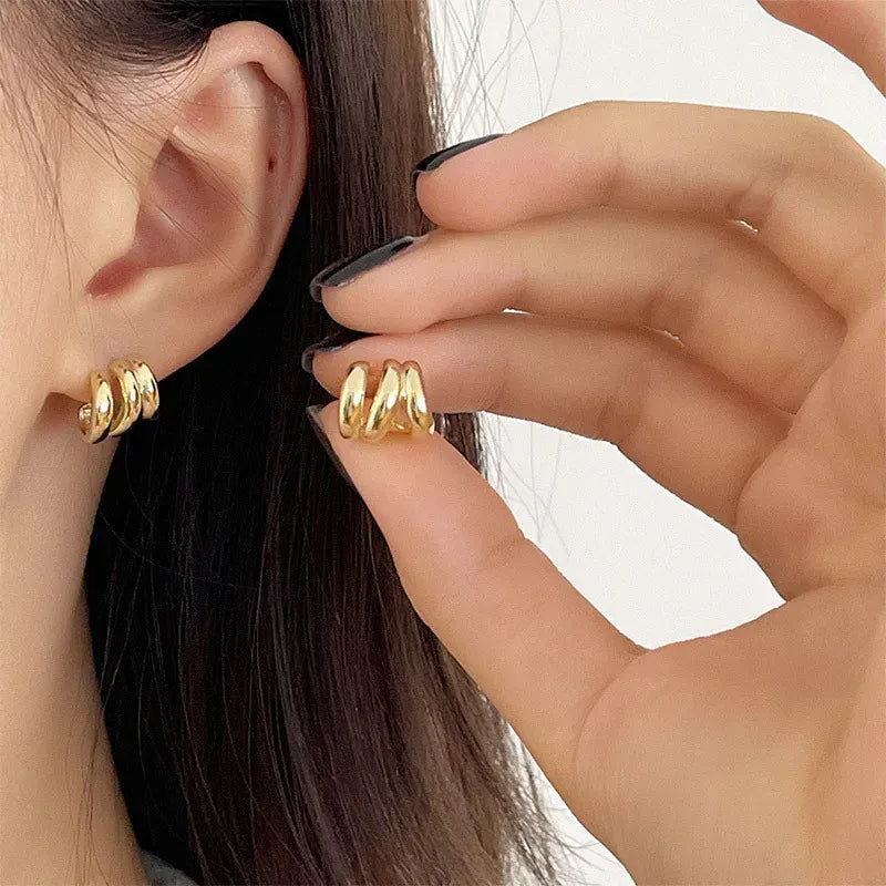 Valeria Montes 4 Pendientes de cristal de lujo con luz coreana para mujer, joyería elegante de moda, regalo de fiesta diario, novedad de 2023