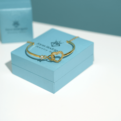 Valeria Montes Ajustable Pulsera Corazón Infinity