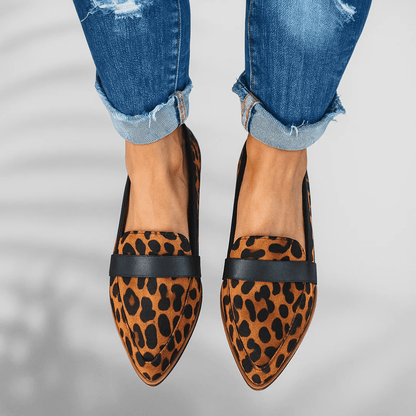 Valeria Montes Amarillo/Naranja / 35 Eva | Mocasines ortopédicos de piel