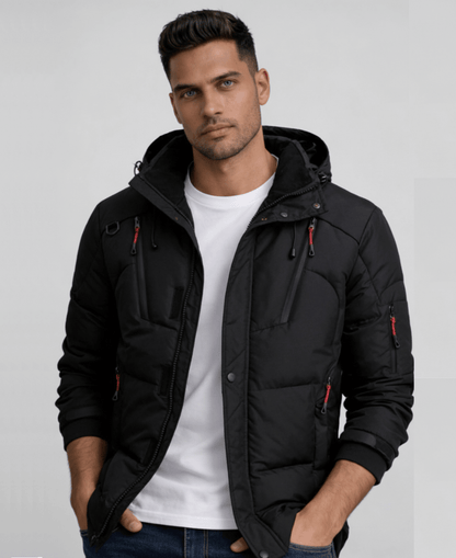 Valeria Montes ARENZO™║Chaqueta Cálida para Hombres