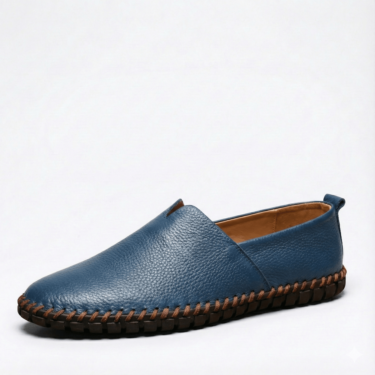 Valeria Montes Azul / 38 Franco | Mocasín Artesanal Flexible