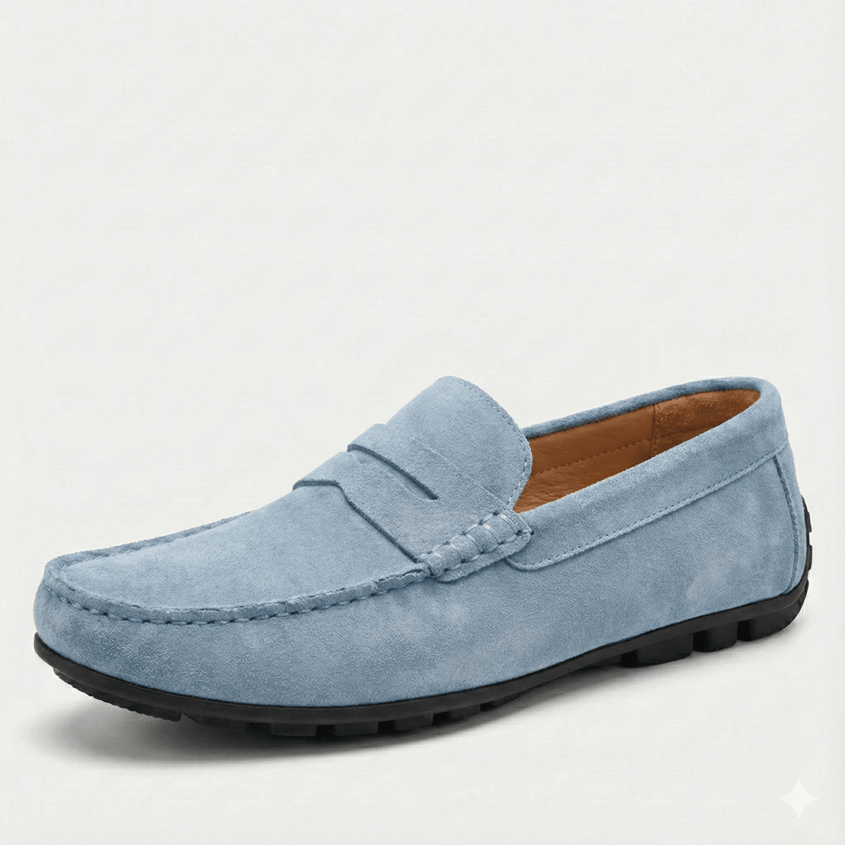 Valeria Montes Azul claro / 37 Romeo | Mocasín Elegante