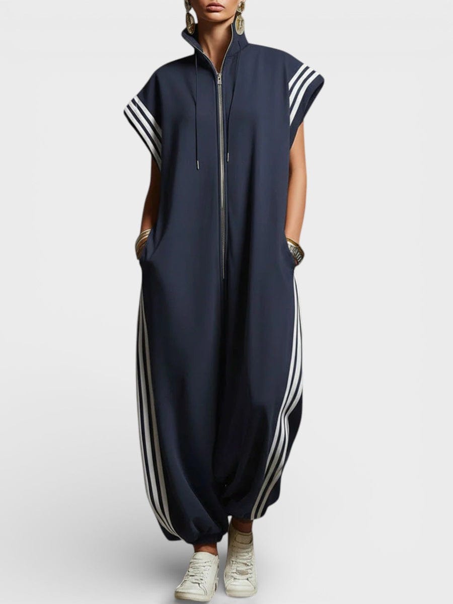 Valeria Montes Azul marino / S Valentina™ | Mono elegante urbano