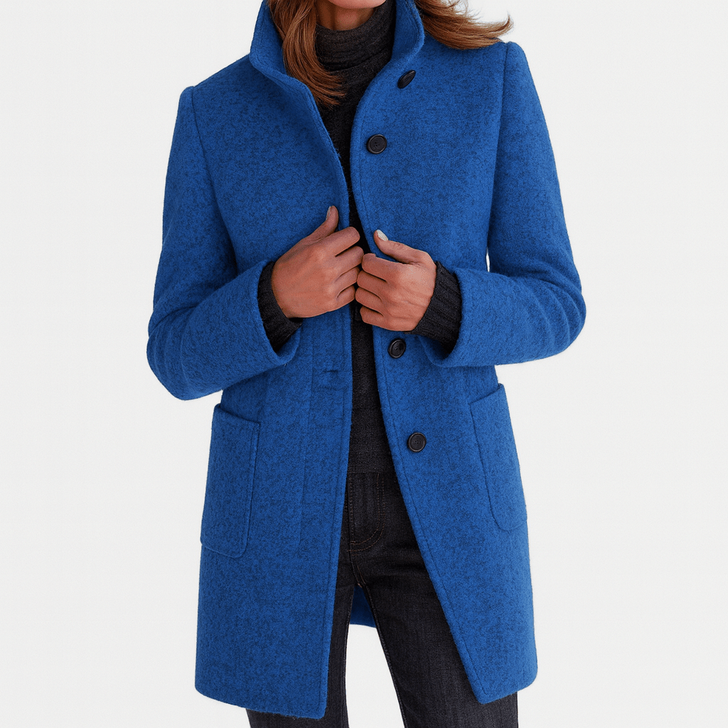 Valeria Montes Azul / S Stella | Elegante abrigo de invierno
