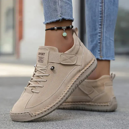 Valeria Montes Beige / 36 Atlas | Zapatos deportivos casuales para diario