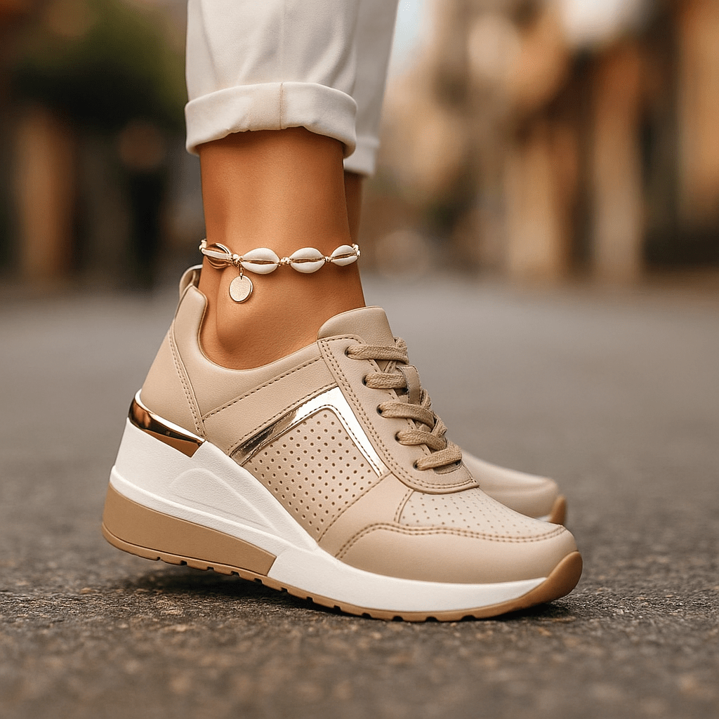 Valeria Montes Beige / 36 Cestas Valden – Zapatos de mujer Casual Premium