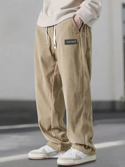 Valeria Montes Beige / XS Adrian | Pantalones de pana