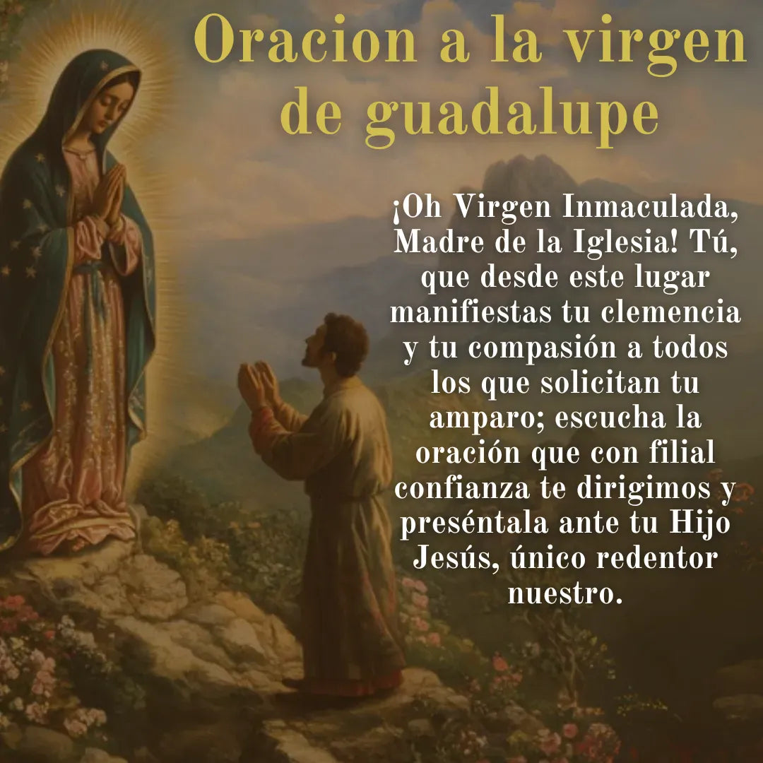 Valeria Montes Bisutería Collar Virgen de Guadalupe | Baño de oro 18K
