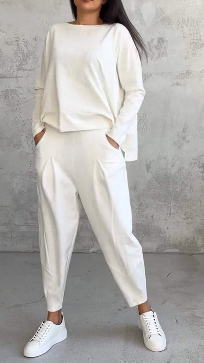 Valeria Montes Blanco / S Nora™ | Conjunto cómodo de dos piezas