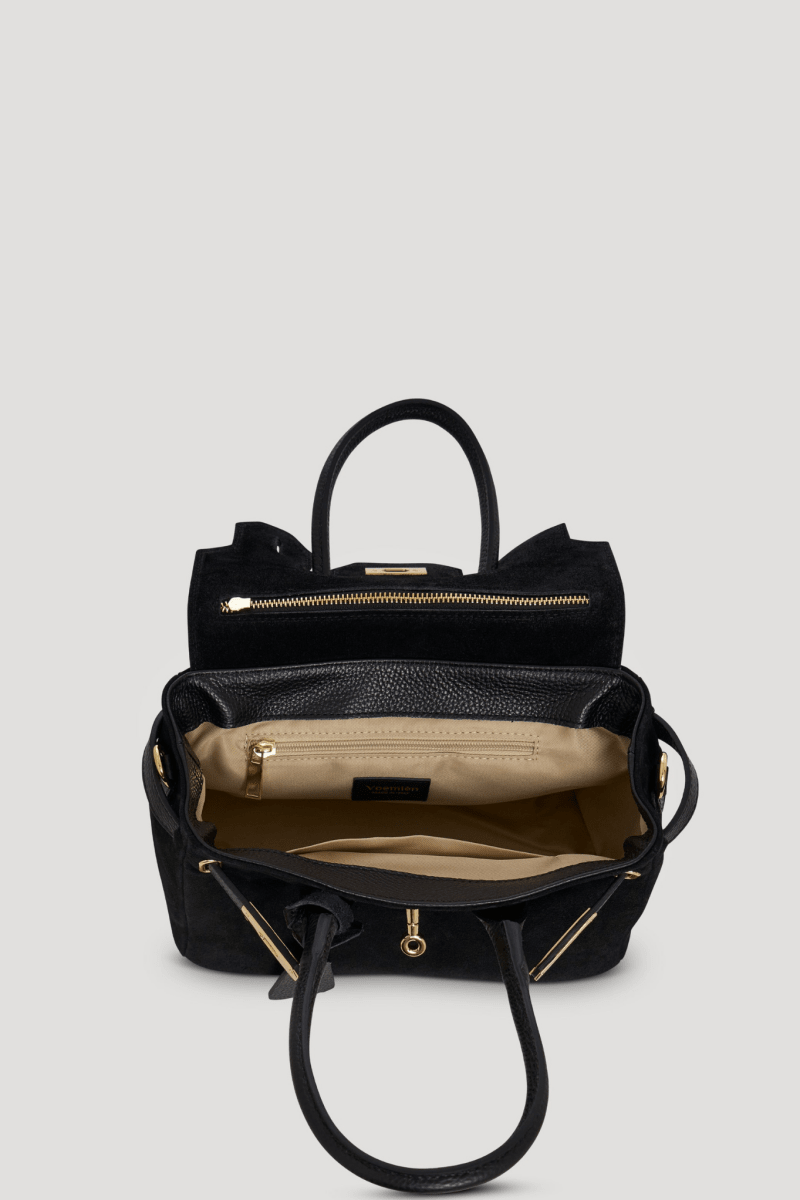 Valeria Montes Bolso Micro en Ante y Piel