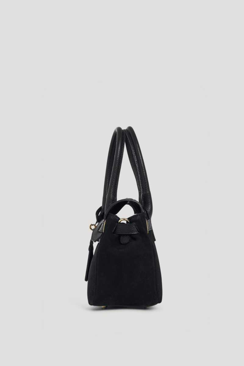 Valeria Montes Bolso Micro en Ante y Piel