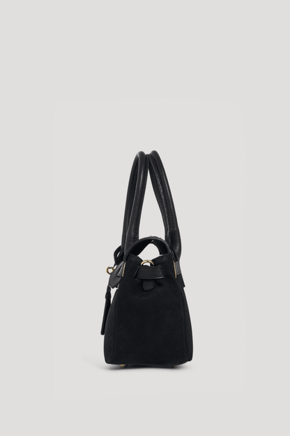 Valeria Montes Bolso Micro en Ante y Piel