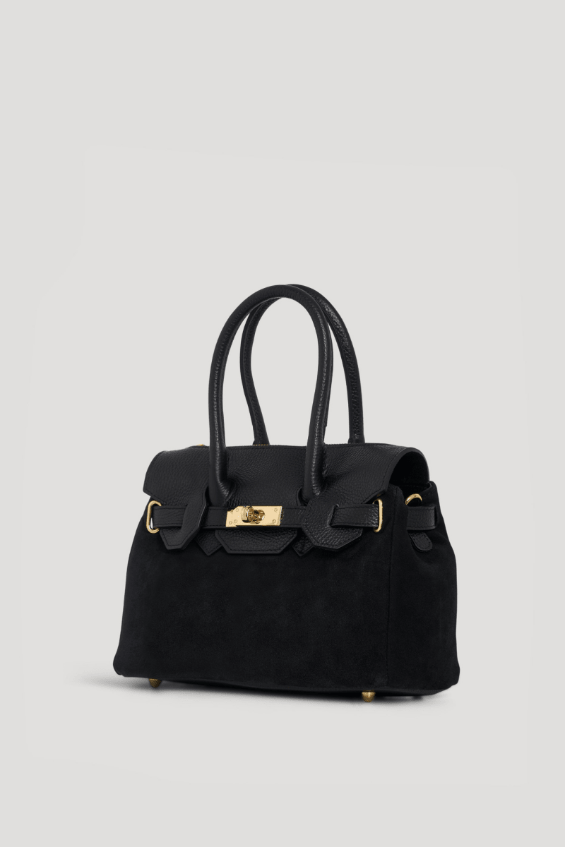 Valeria Montes Bolso Micro en Ante y Piel
