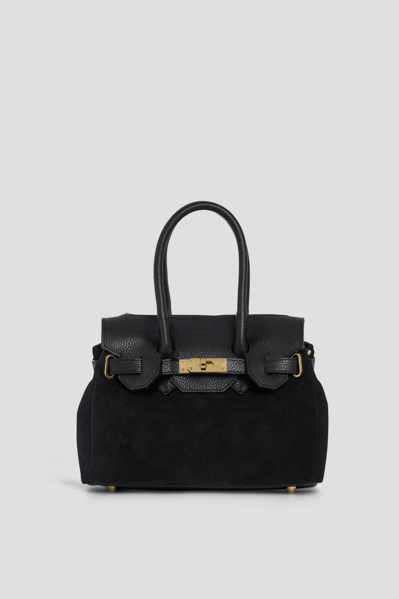 Valeria Montes Bolso Micro en Ante y Piel