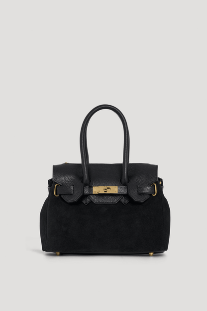 Valeria Montes Bolso Micro en Ante y Piel