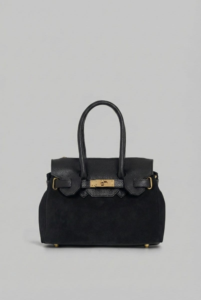 Valeria Montes Bolso Micro en Ante y Piel