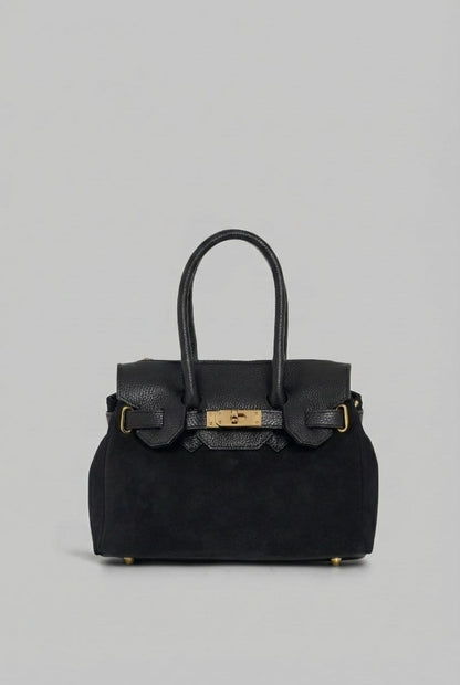 Valeria Montes Bolso Micro en Ante y Piel