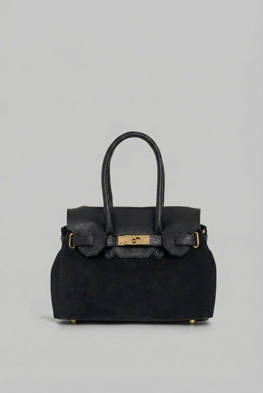 Valeria Montes Bolso Micro en Ante y Piel
