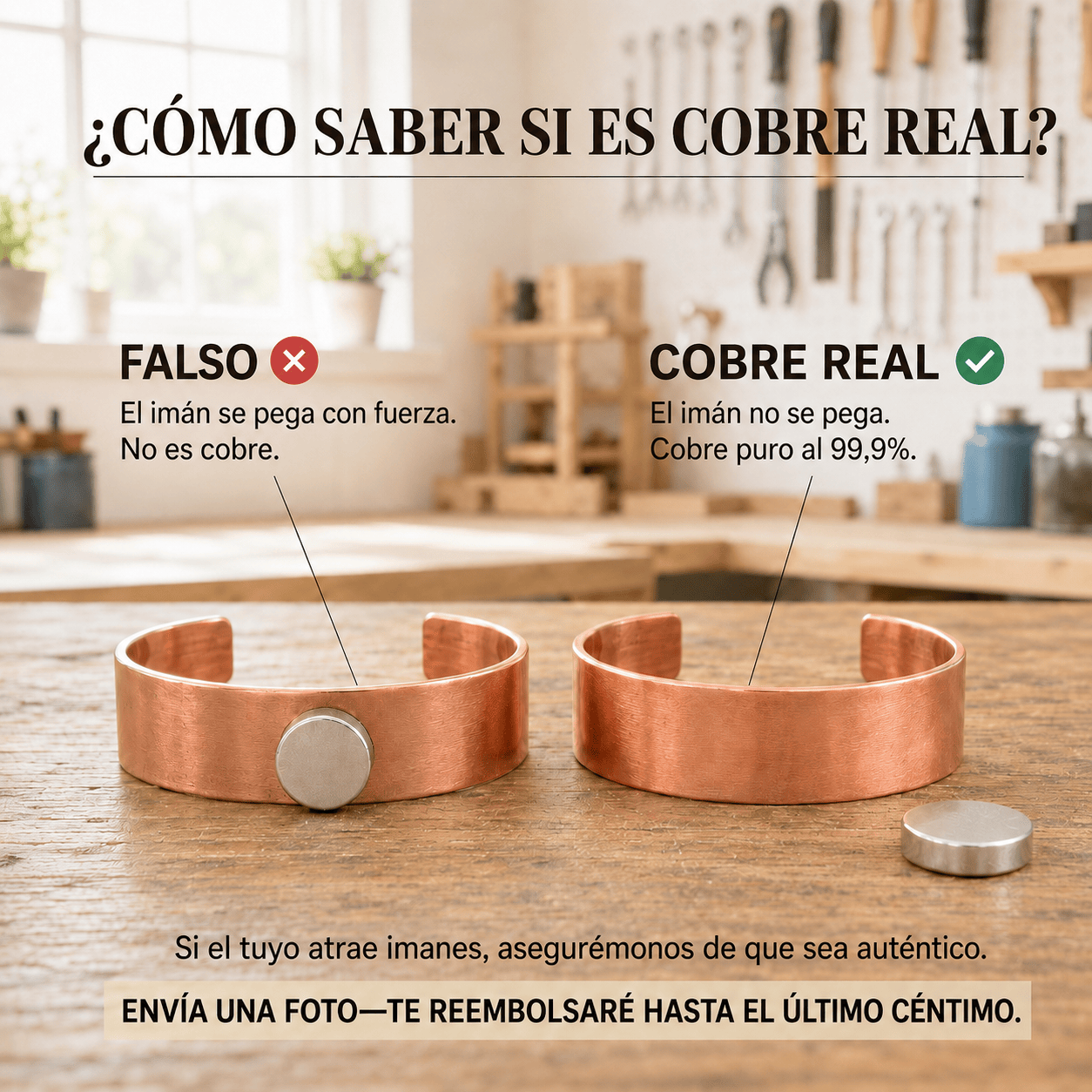 Valeria Montes Bracelet Pulsera de Cobre Fell