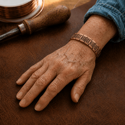Valeria Montes Bracelet Pulsera de Cobre para Hombre Glen