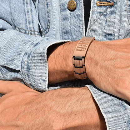 Valeria Montes Brazalete Magnético de Cobre