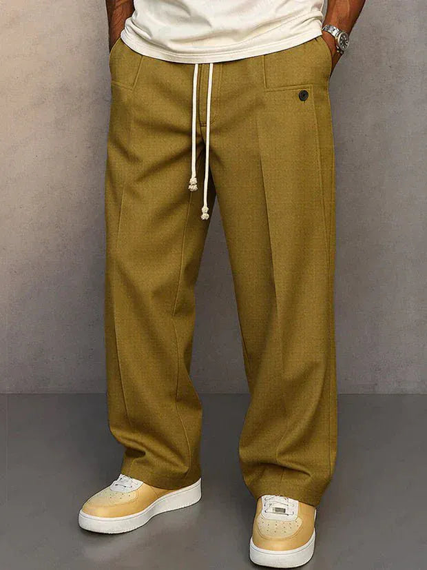 Valeria Montes Caqui / M Sam | Pantalón elegante con cordón ajustable