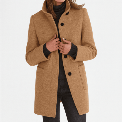 Valeria Montes Caqui / S Stella | Elegante abrigo de invierno