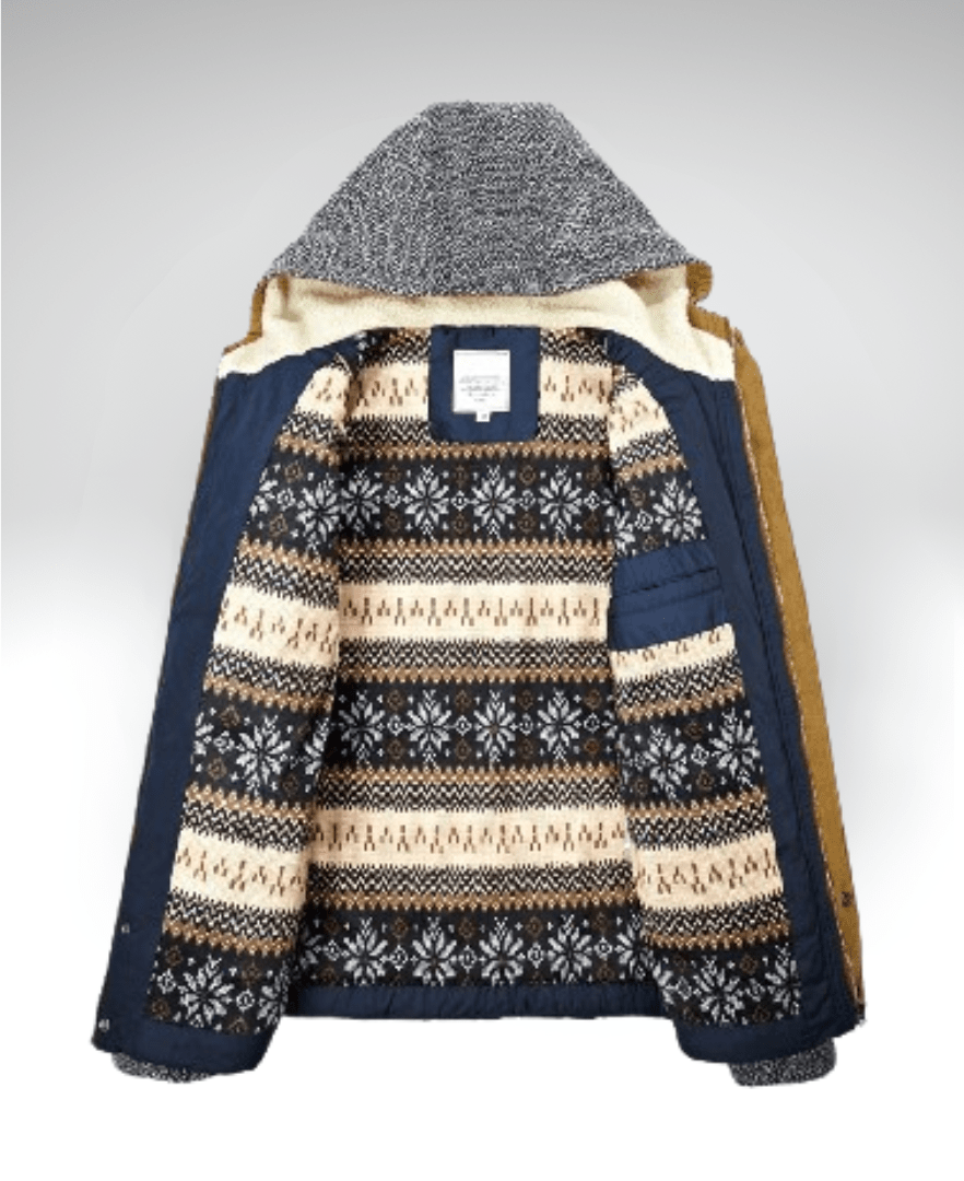 Valeria Montes CARIBOU™║Chaqueta acolchada con capucha y forro térmico