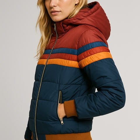 Valeria Montes Carlota | Chaqueta Acolchada Retro