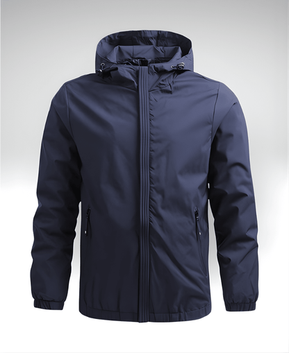 Valeria Montes Chaqueta S / Azul ZAYDEN™║Chaqueta Exterior Impermeable