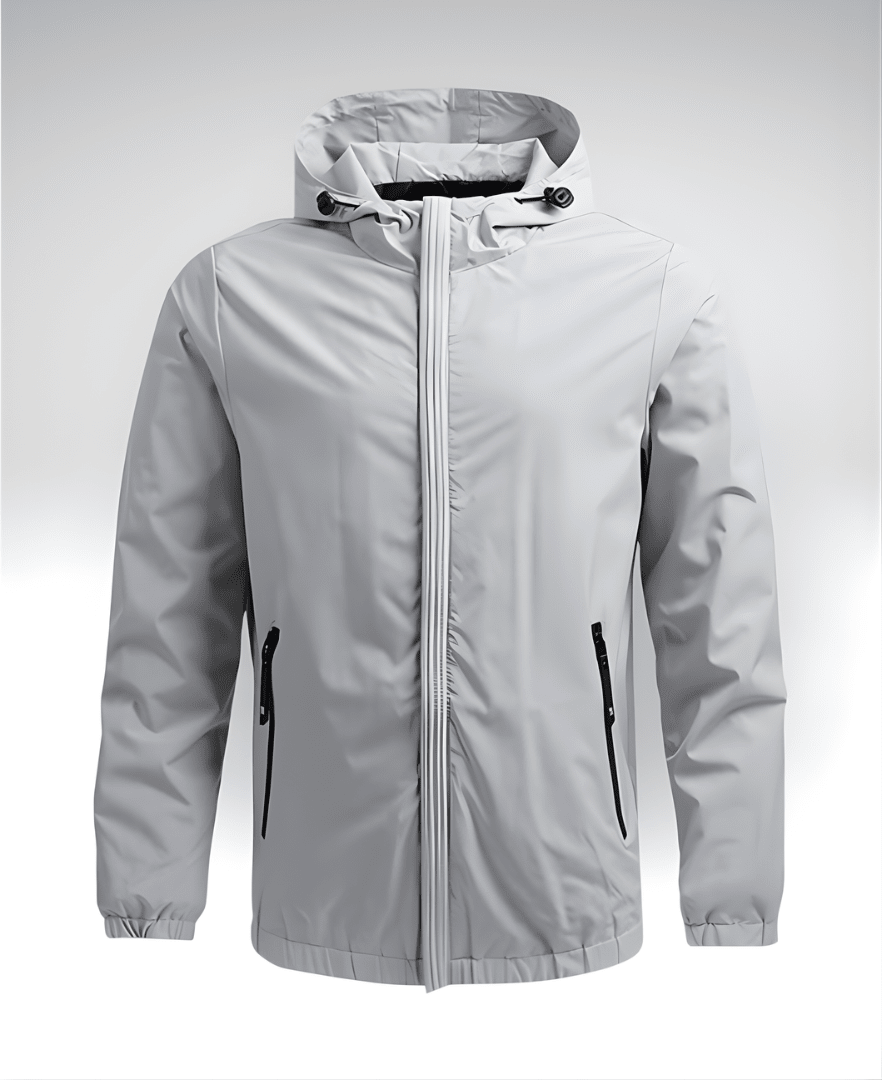 Valeria Montes Chaqueta S / Blanco ZAYDEN™║Chaqueta Exterior Impermeable