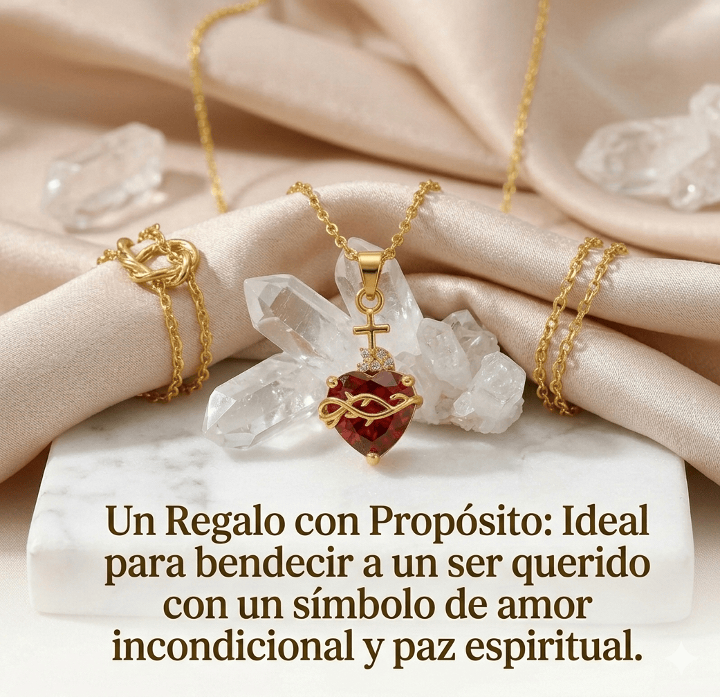 Valeria Montes Collar Sagrado Corazón de Jesús Original