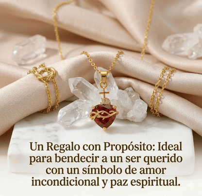 Valeria Montes Collar Sagrado Corazón de Jesús Original