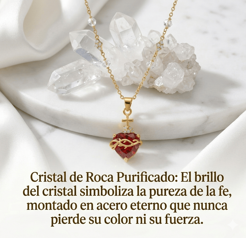 Valeria Montes Collar Sagrado Corazón de Jesús Original
