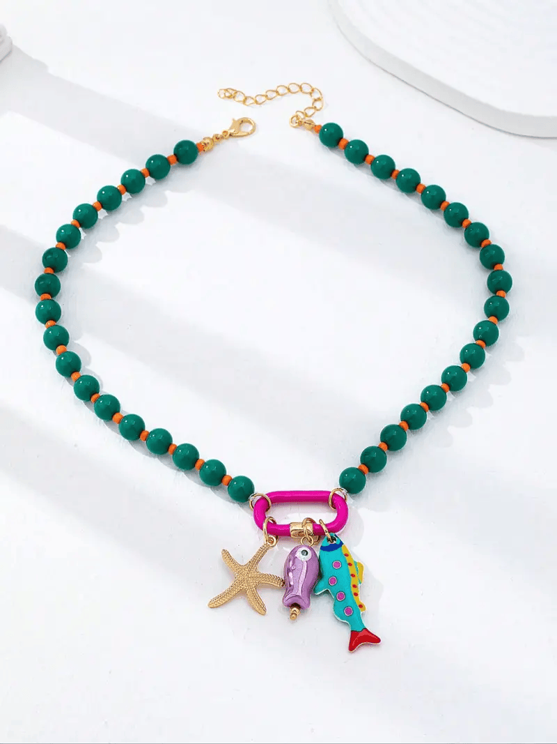 Valeria Montes Conjunto de 3 Collares de Verano con Cuentas