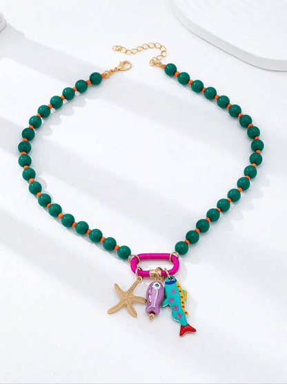 Valeria Montes Conjunto de 3 Collares de Verano con Cuentas